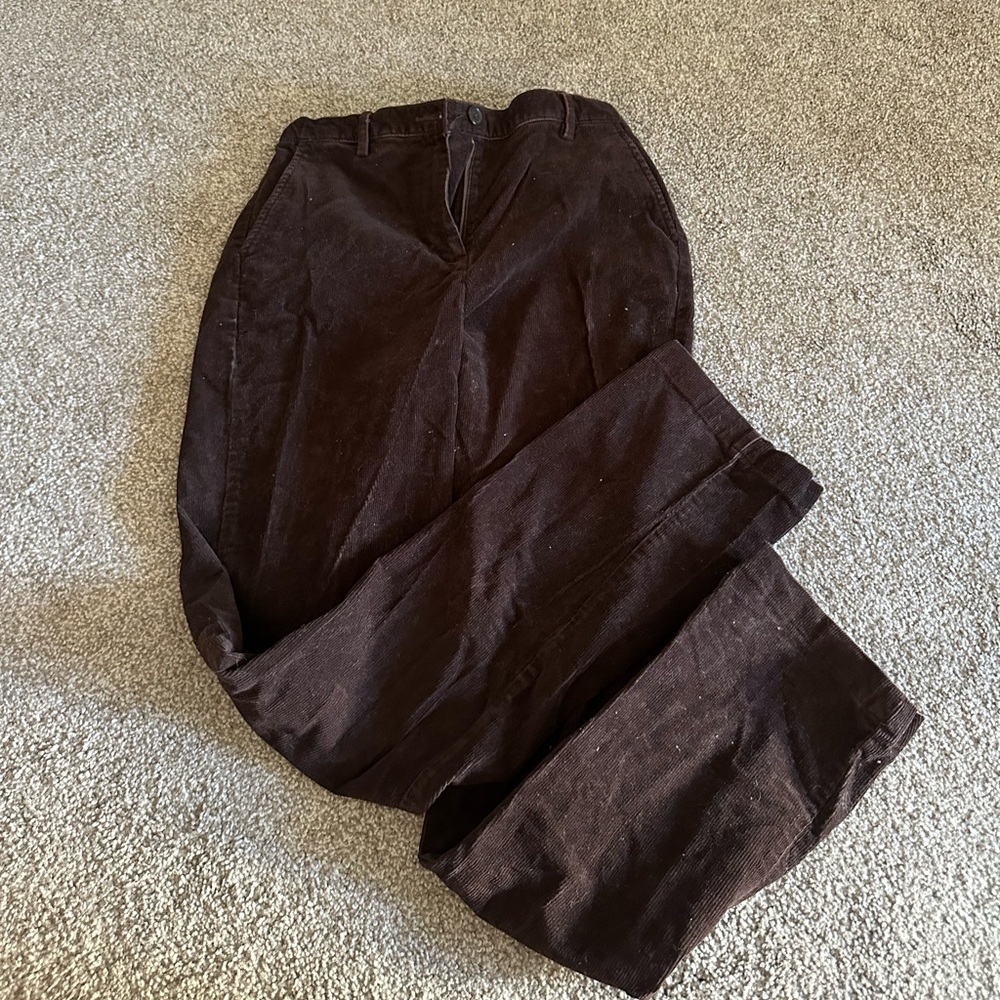 Lands' End Brown Corduroy Pants